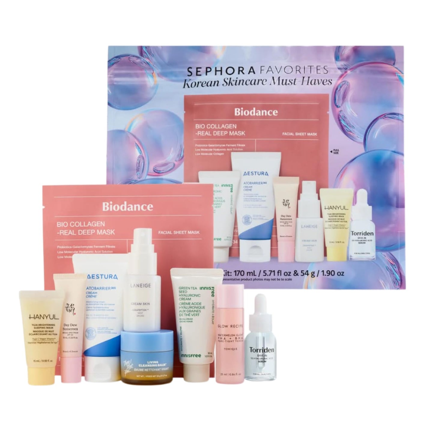 Sephora Favorites Korean Skincare Must-Haves 9 Piece Set