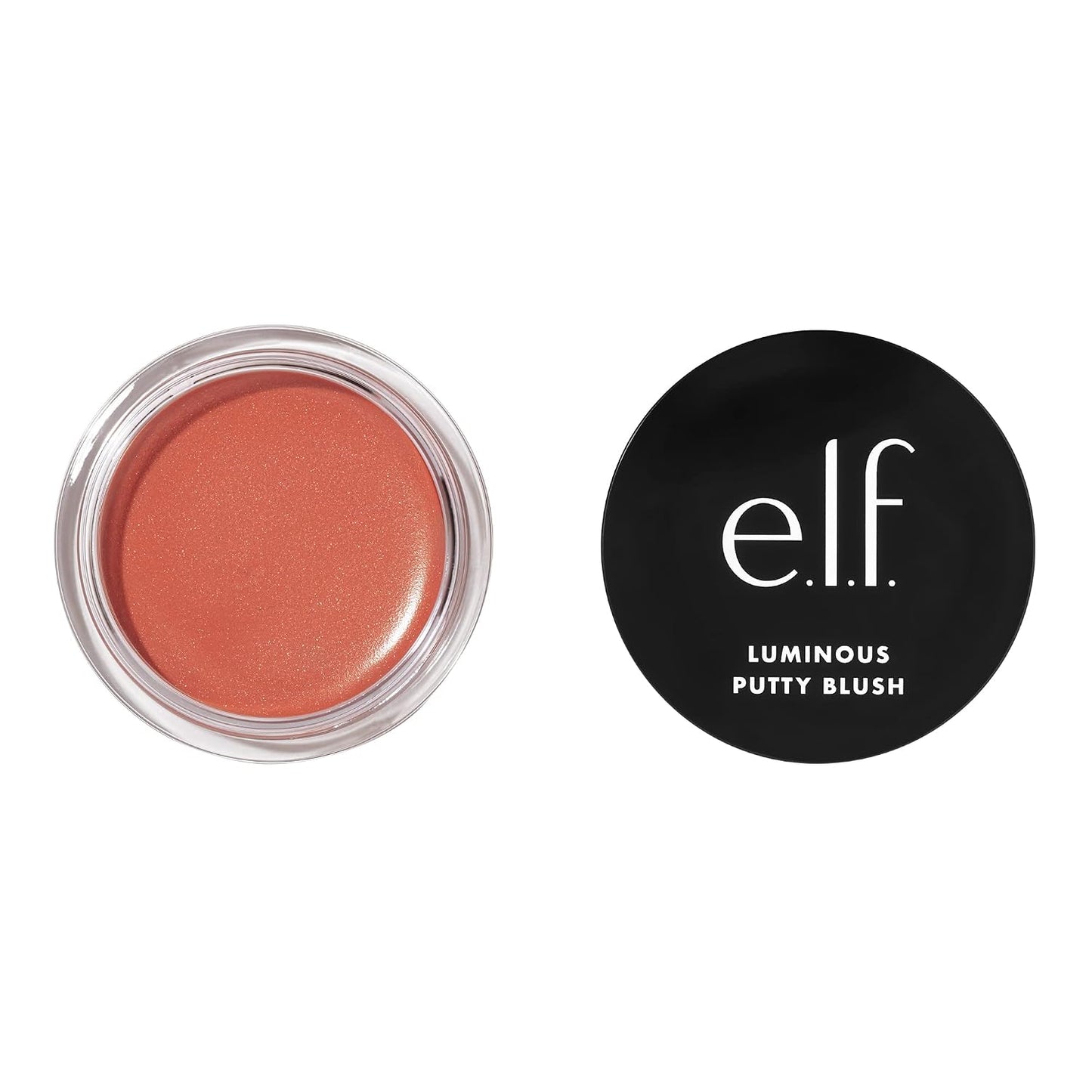 e.l.f. Luminous Putty Blush - Buildable Creamy Blush With Shimmer Finish | Maui Color