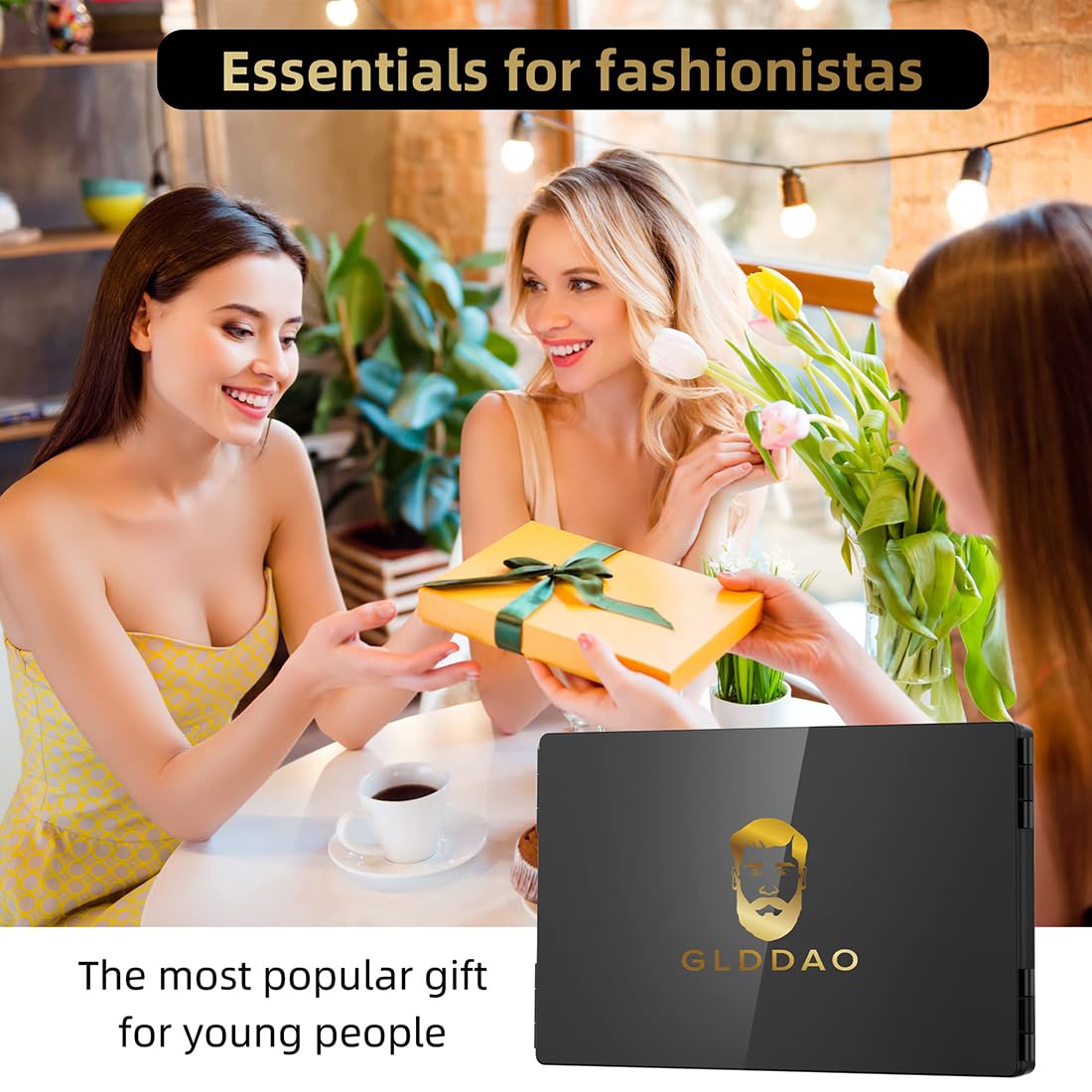 GLDDAO 360 Mirror for Haircuts for Men for Women for Braiding Hair Trifold 3 Way Mirror to See Back of Head Barber Haircut Tool Three Way for Hair Cutting Self Cut