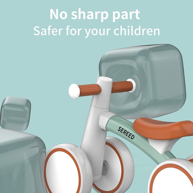 Baby Balance Bike for 1 Year Old - 4-Wheel Toddler Bike | Safe & Fun for 12-24 Months