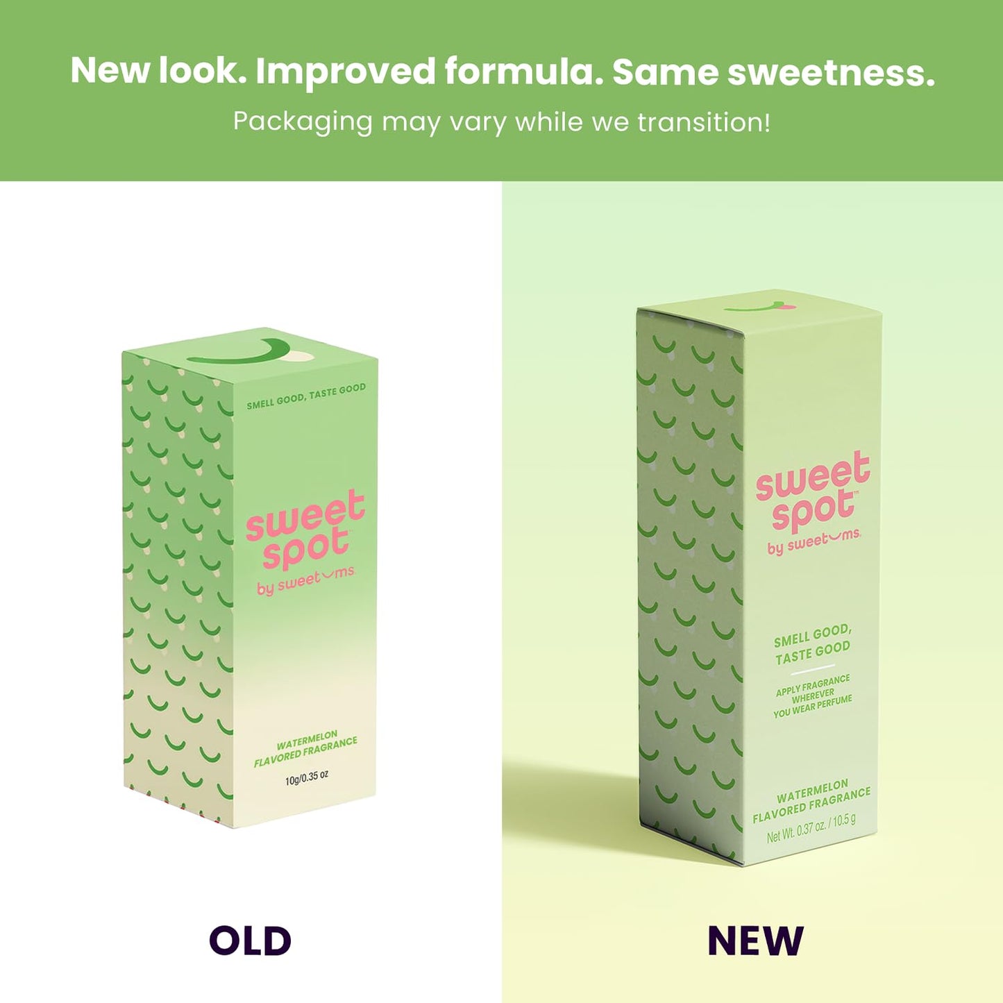 SweetSpot Flavored Solid Perfume Stick, Portable Travel Perfumes for Women, Long Lasting Fragrances, Non Sticky Formula, Natural Ingredients, Fragrance Stick (Watermelon)