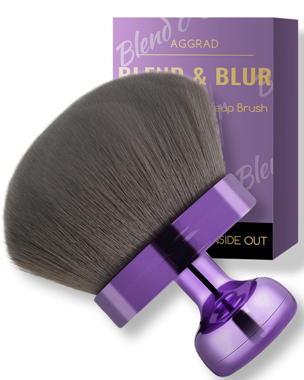 Blend & Blur Kabuki Brush - Ultra Large Body Makeup Applicator for Tattoo Cover-Up & Self Tanning | Perfect for Sunscreen & Bronzers