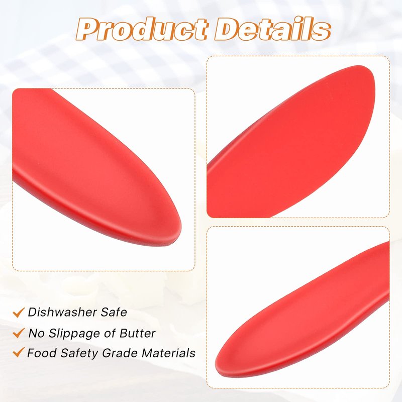 Aemygo 20 Pcs Plastic Butter Spreader, 7 Inch Multi Purpose Knife Spreader Tools for Kids, Versatile Kitchen Frosting Knives Sets for Cheese Butter Cream Jam Sandwich