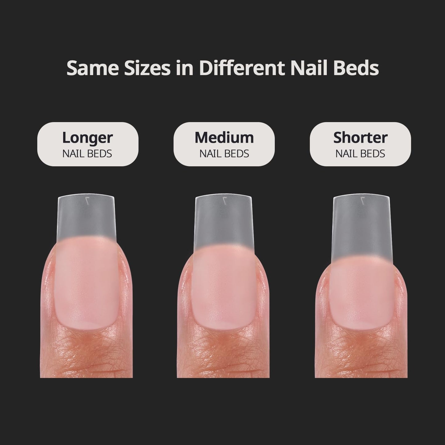 BTArtboxnails XCOATTIPS Clear Soft Gel Long Square Nail Tips - 16 Sizes, Double Sided Pre-etched, Pre-shaped, Easy-to-Apply, Soak Off, Salon Quality Value at Home, 160 Fake Nails