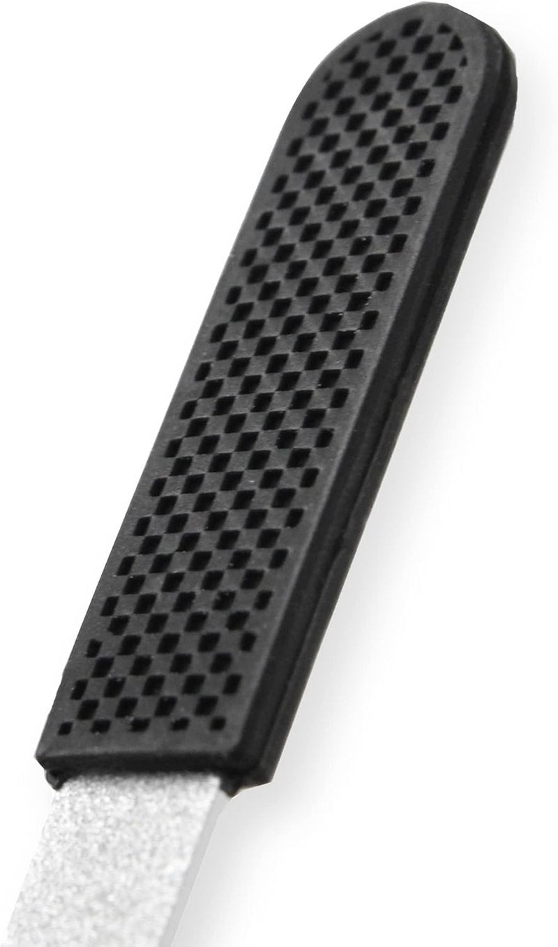 Double-Sided Sapphire Nail File - Comfort Grip Handle | 2-Pack for Easy Nail Shaping