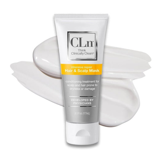 CLn® Hair & Scalp Mask Conditioner - Deep Hydrating Treatment for Dry, Damaged Hair | Eucalyptus Scent, 6 fl. oz.