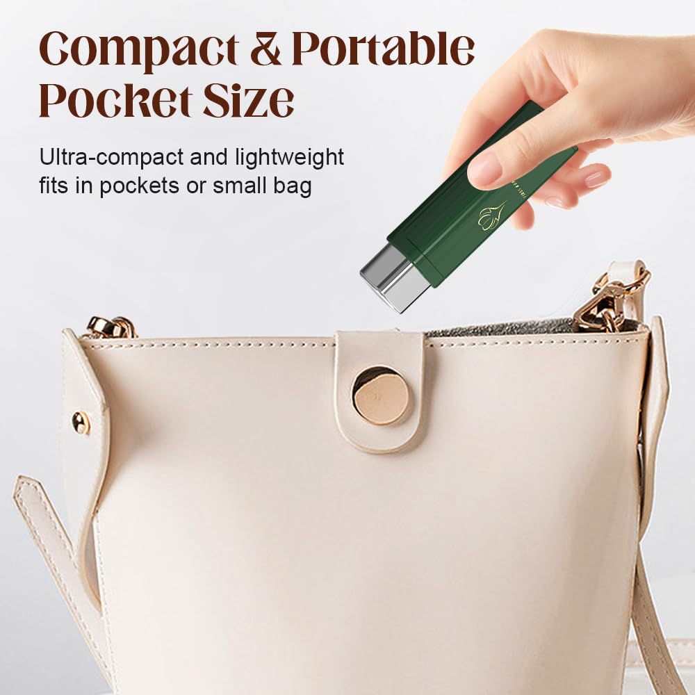 Portable Floss Dispenser with 100 Pcs Dental Floss, 2026 NEW Refillable for Home, Restaurant, and On-the-Go Oral Care for Family Hotel Travel (White)
