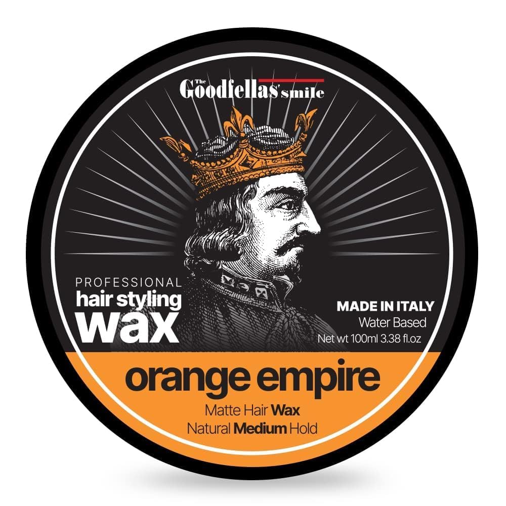 The Goodfellas' smile Hair Wax Pomade, Matte with Medium Hold Formula, 100ml, Made in Italy