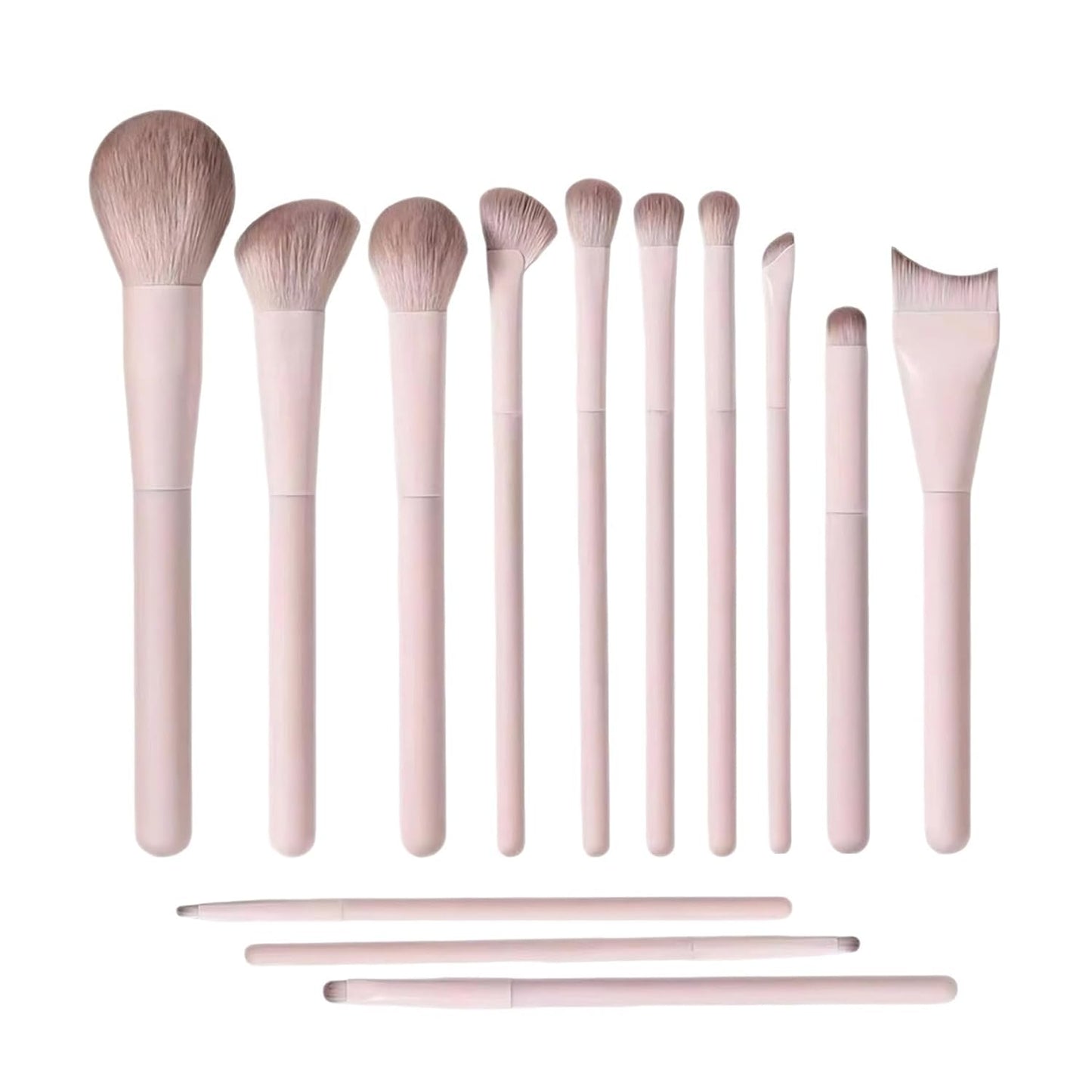 Makeup Brush Set - 13 Professional Brushes for Foundation, Eyeshadow, Blush & Lips | Soft Synthetic Bristles for Beginners
