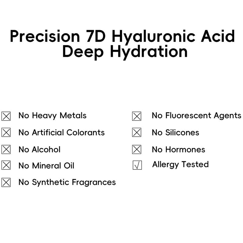 Hyaluronic Acid Face Serum - Anti-Aging Wrinkle Filler for Dewy Skin | 13 Types of HA for All-Day Hydration