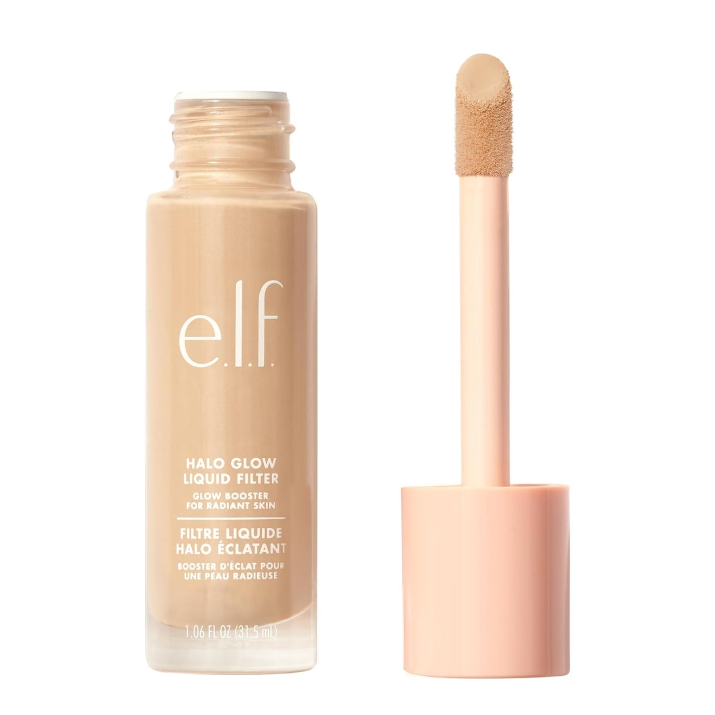e.l.f. Halo Glow Liquid Filter - Complexion Booster with Hyaluronic Acid for Soft-Focus Glow | 00 Fair Shade