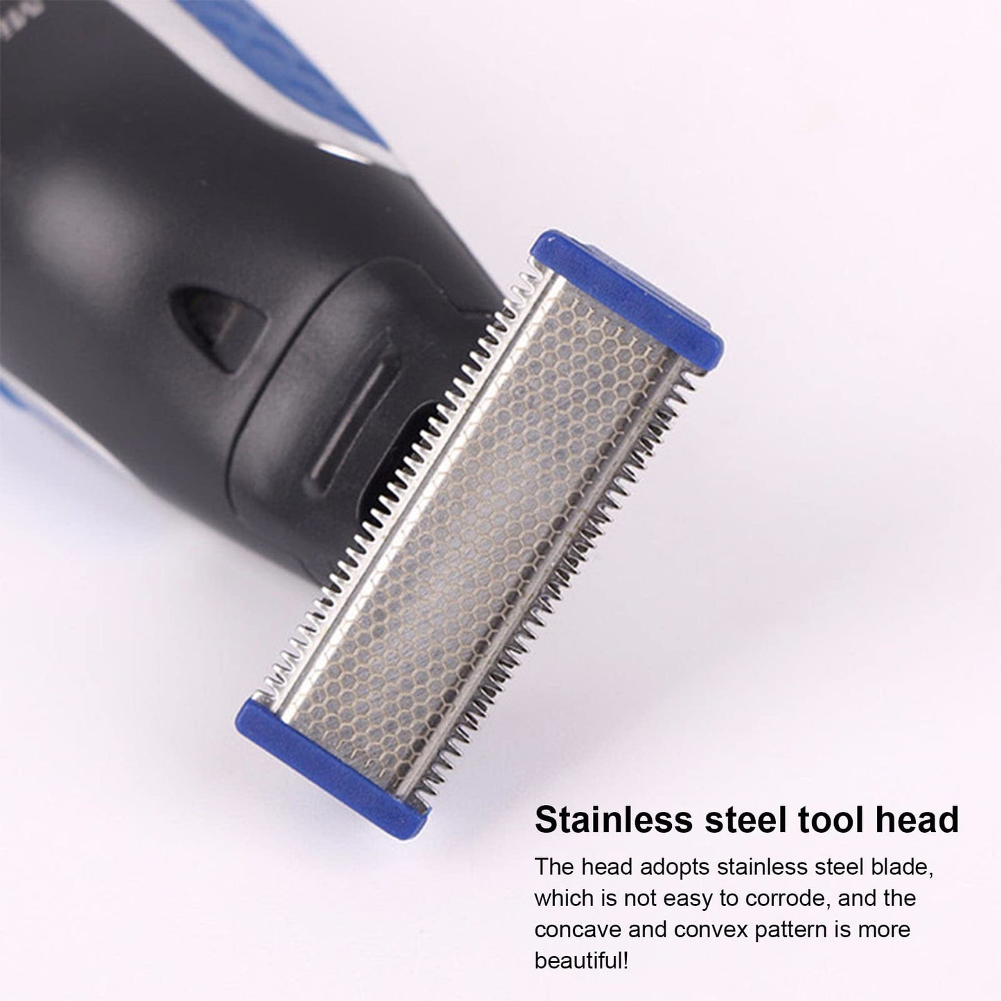 6PCS LinMei Replacement Shaver Heads for 1st Generation Micro Touch Solo Men's Trimmer with 2 Cleaning Brushes