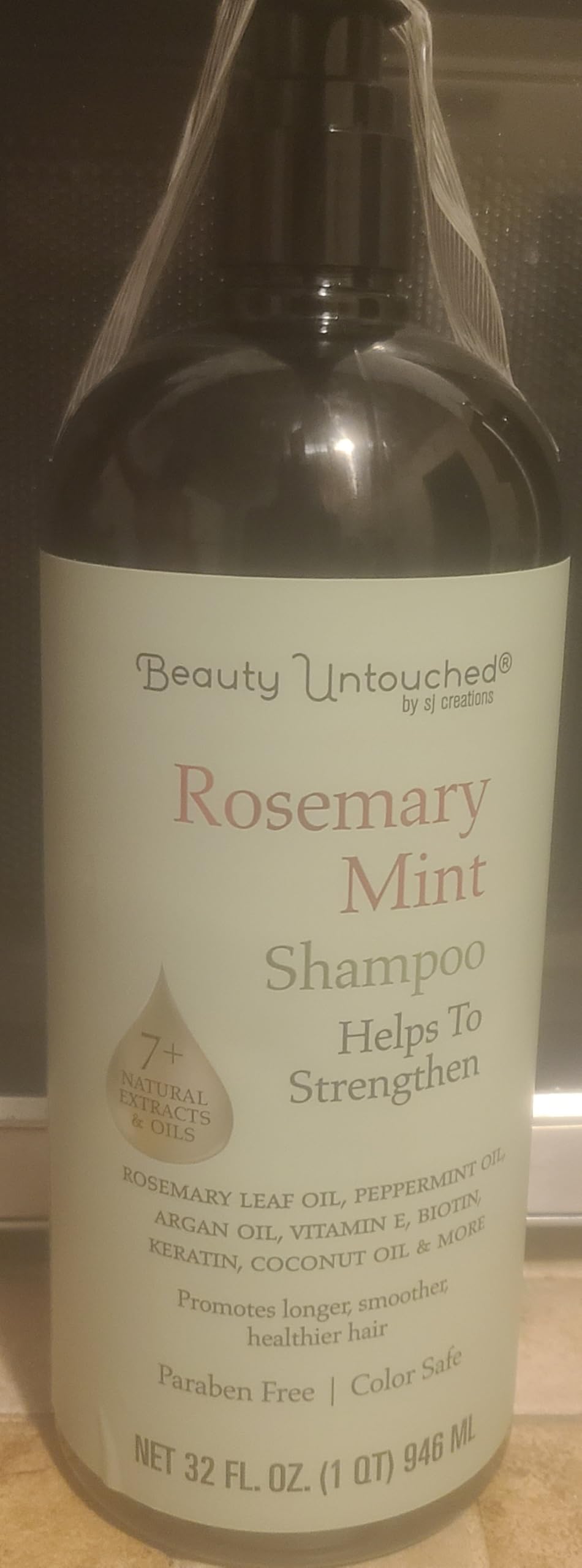Beauty untouched Rosemary mint shampoo