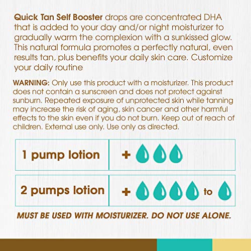 Body Drench Quick Tan Self Tanner Booster Drops - 1 fl oz