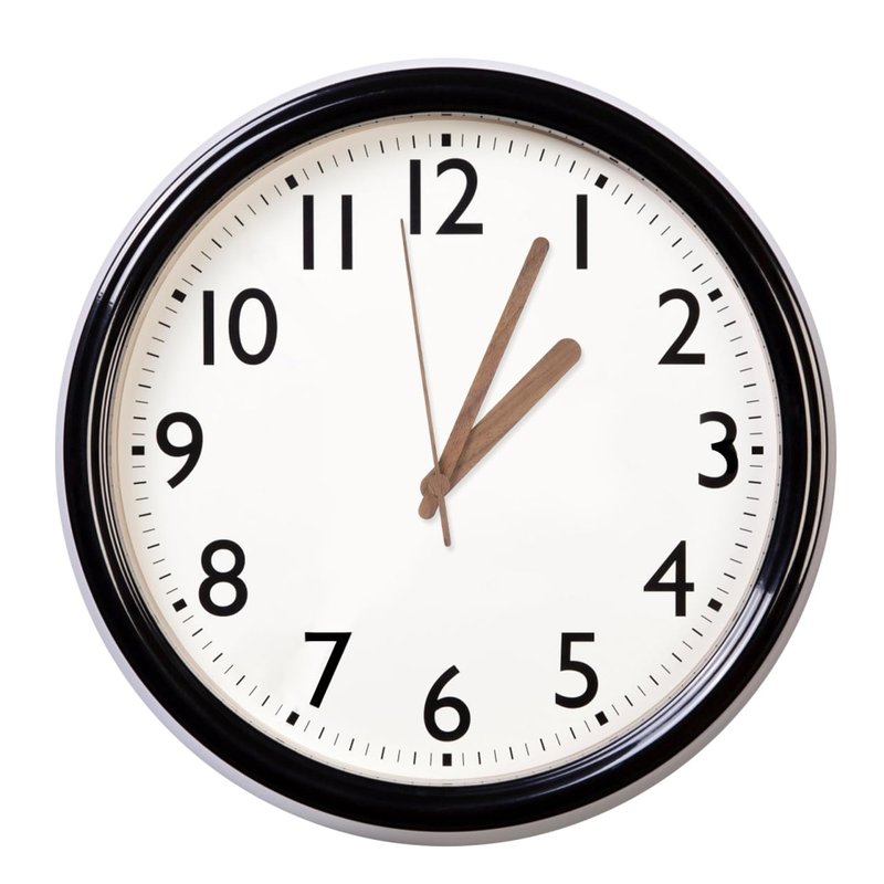 POPETPOP 5 Set Replacement Clock Hands Kit, DIY Wooden Clock Hands for Wall Repair Home Art Decor - Simple Design