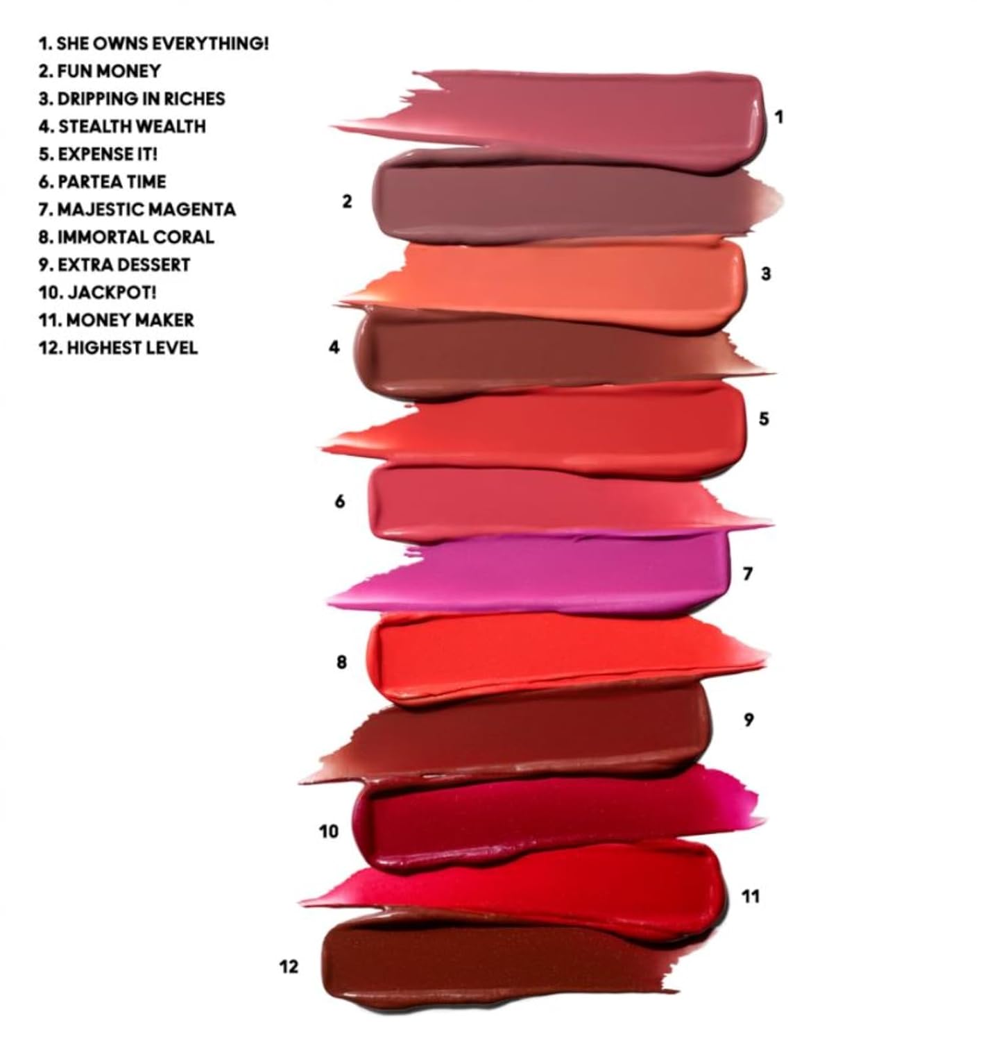 MAC Cosmetics Miniature Lustreglass Lipstick Vault - 12 Travel Size Lipsticks in Limited Edition Shades