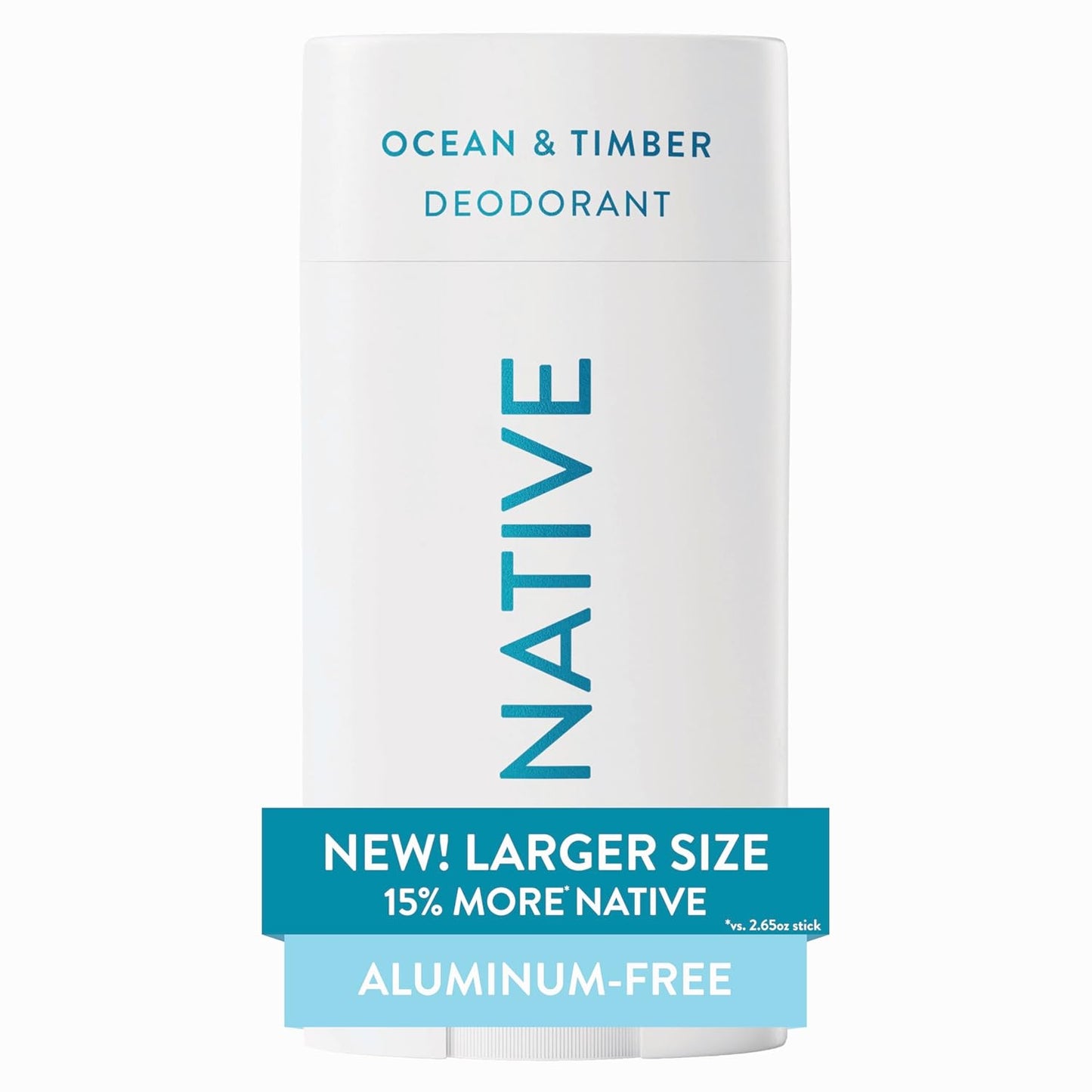 Aluminum-Free Deodorant Stick - Honey & White Oak | 72-Hour Odor Control, 3.1 oz for Men & Women