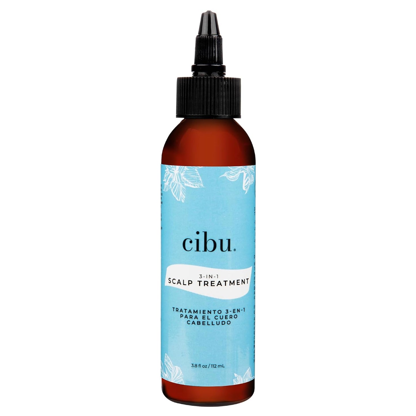 CIBU 3-in-1 Scalp Treatment - Soothing Peppermint Herbal Rinse | Exfoliating Care for Healthy Hair - 3.8oz