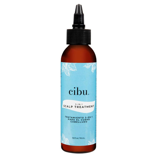 CIBU 3-in-1 Scalp Treatment - Soothing Peppermint Herbal Rinse | Exfoliating Care for Healthy Hair - 3.8oz