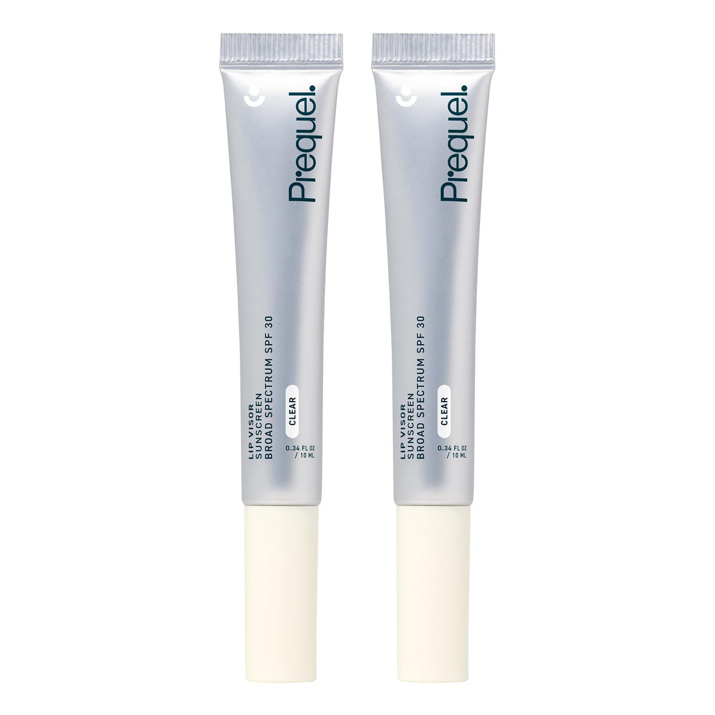 Prequel Skin Lip Visor, Lip Balm with SPF 30 PA+++.Non-Sticky Finish – Moisturizing Semi Gloss Balm Sunscreen for Daily Use - 2 Pack