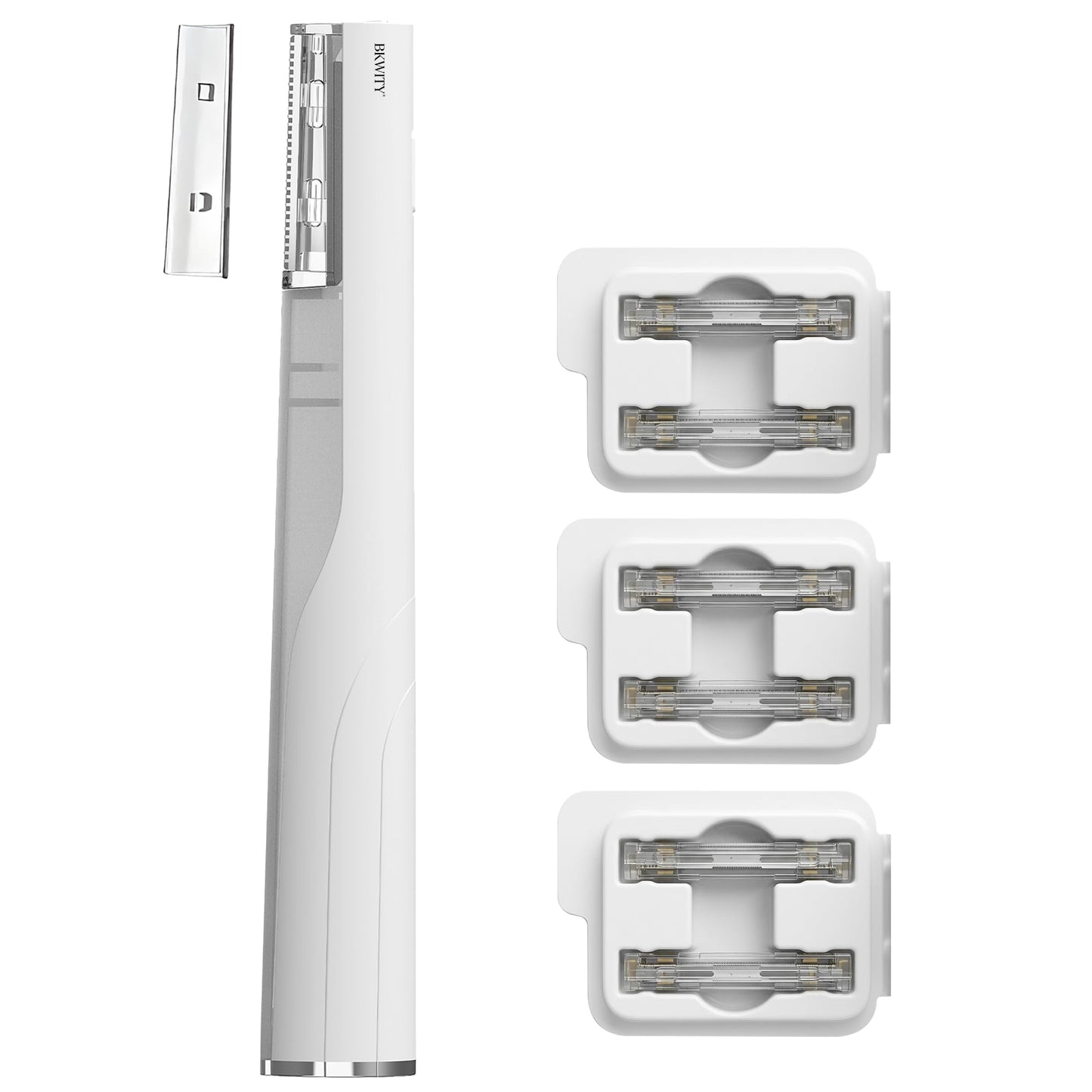 Bkwity Sonic Dermaplane Razor for Women Facial Hair & Peach Fuzz Remover