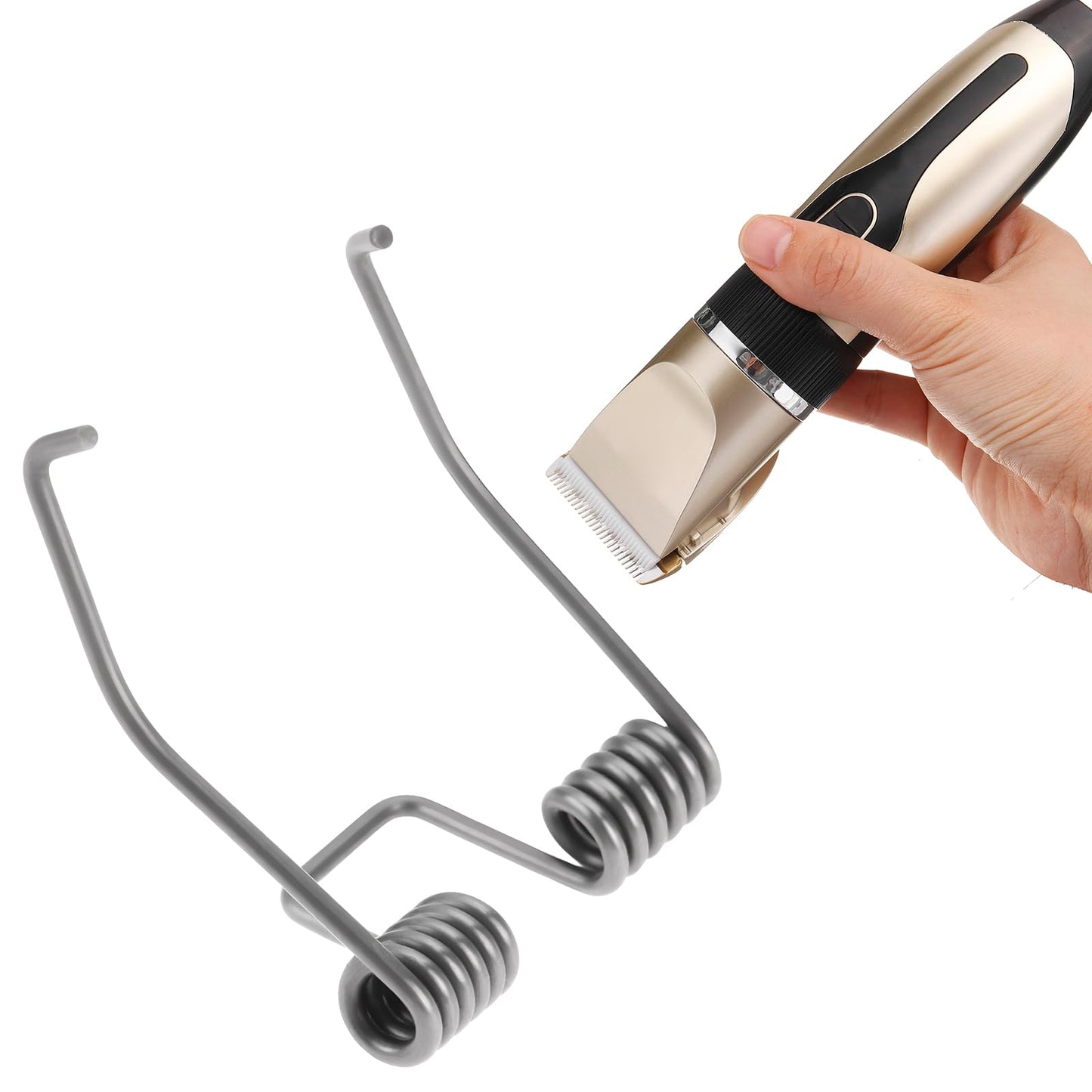 SING F LTD 4pcs Electric Hair Clipper Spring Barber Torsion Tension Clipper Spring Suitable for Pet Hair Clippers