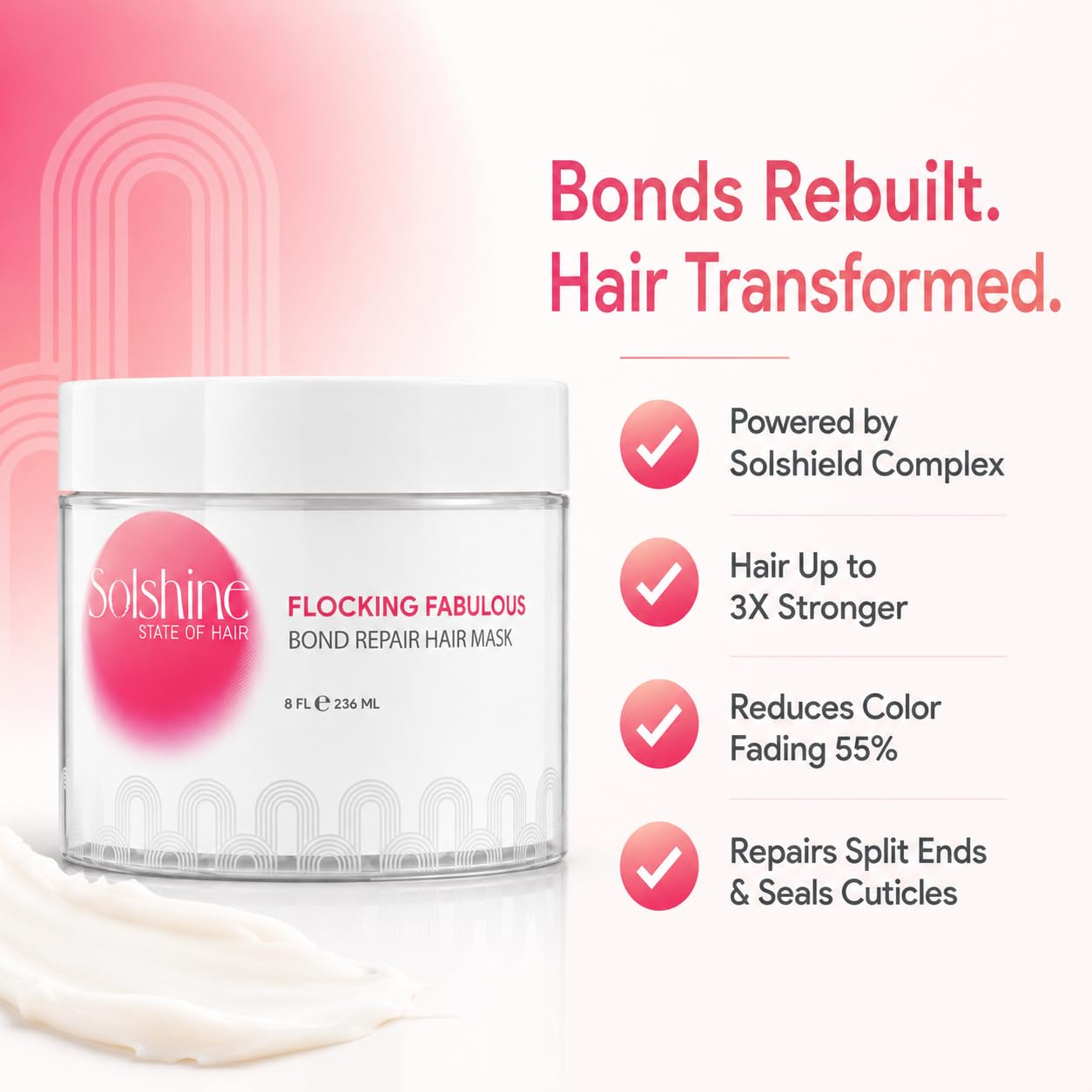 Solshine Hair Flocking Fabulous Bond Repair Hair Mask
