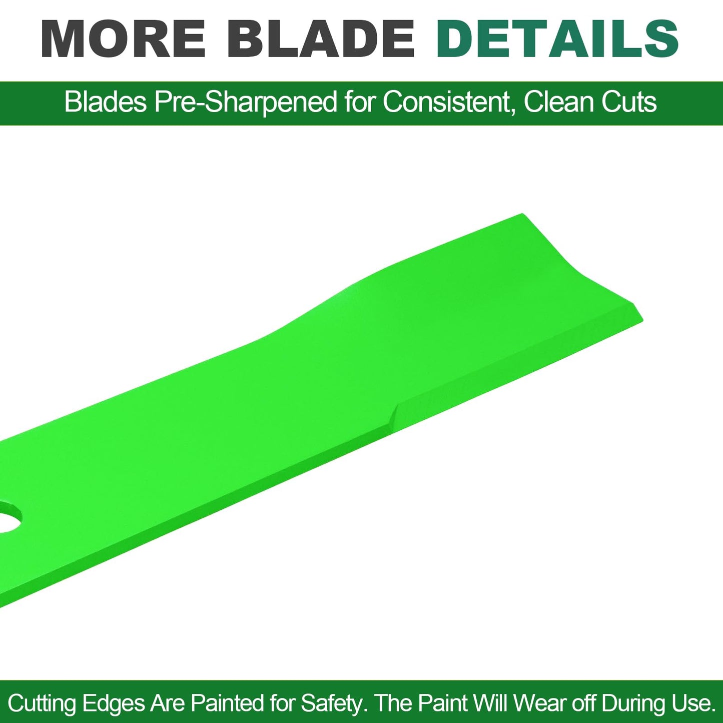 JSXDNWYJ High Lift Blade Set for Scag Ferris 61 inch Deck 48111 482879 1520842 Husqvarna 539101733