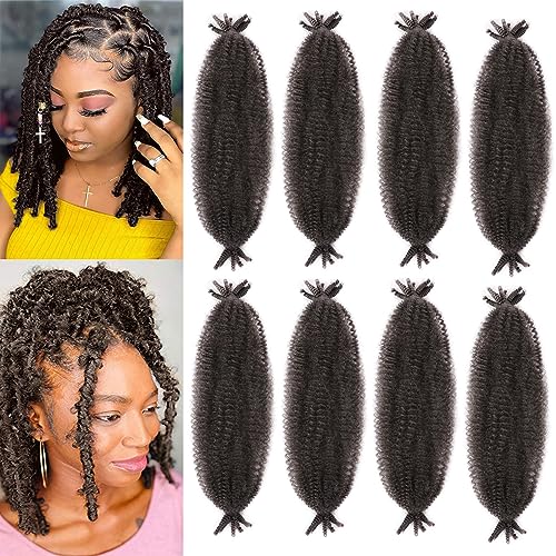 18 Inch Pre-Separated Springy Afro Twist Hair - 8 Packs (4#)
