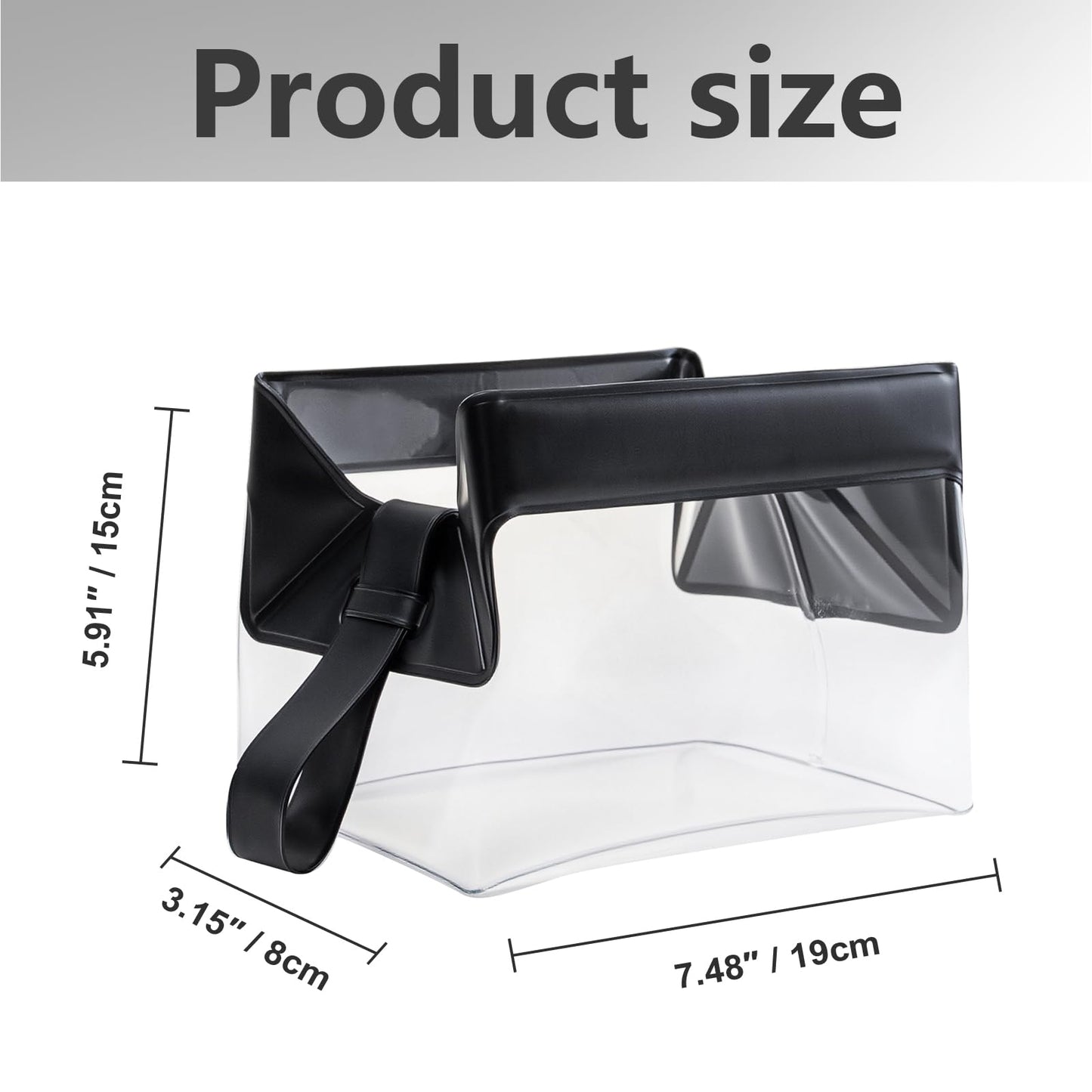 Uriyesobida TSA Approved Clear TPU Toiletry Bag with Magnetic Closure Leak Resistant Makeup Bag Cosmetic Pouch Dopp Kit Travel Essentials Bag Magnetic Travel Container Organizer Pouch (Beige)