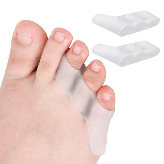 FOYOLO 6PCS Gel Pinky Toe Splint Tailors Bunion Corrector & Bunionette Pain Relief Little Toe Straightener Bunion Pads Corrector Pinky Toe,Overlapping Toe & Calluses,Blisters,Corns Toe Protectors