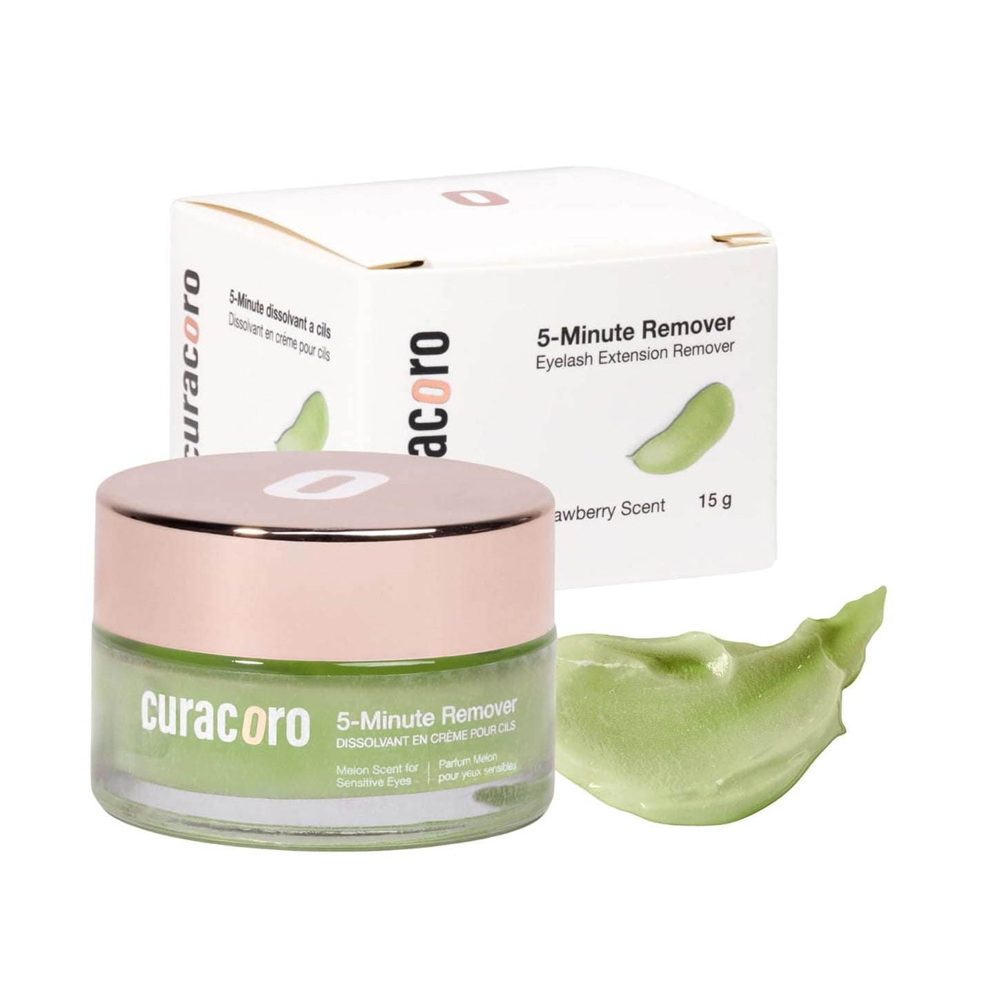 Lash Cream Remover for Eyelash Extensions - Dissolves Glue, Low Irritation | 15g Melon Scent