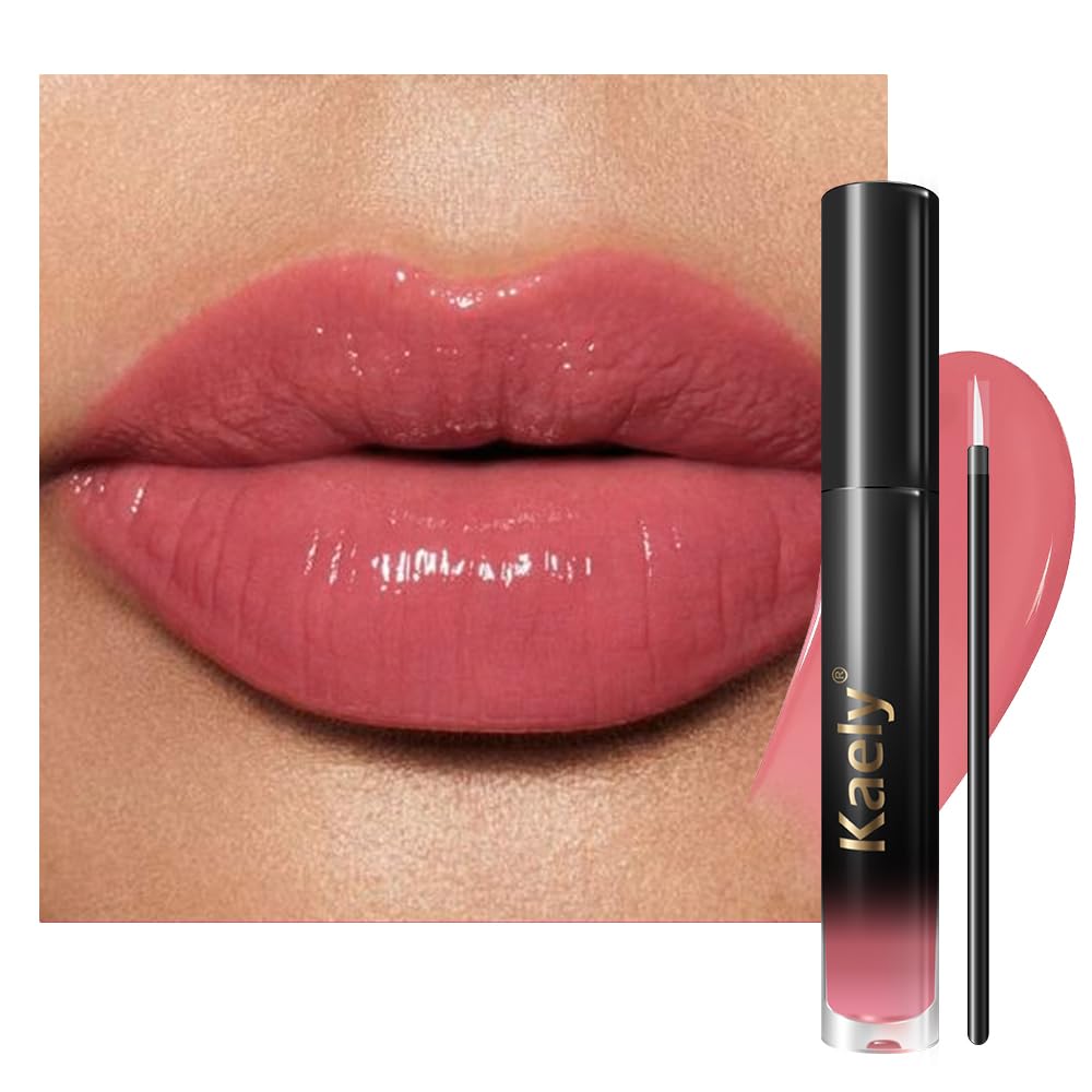 Kaely Longwear No-Budge Lipstick - Highly Pigmented Liquid Lip Color, Waterproof & Smudge-Proof | 24-Hour Wear, Vegan, 18 Nude