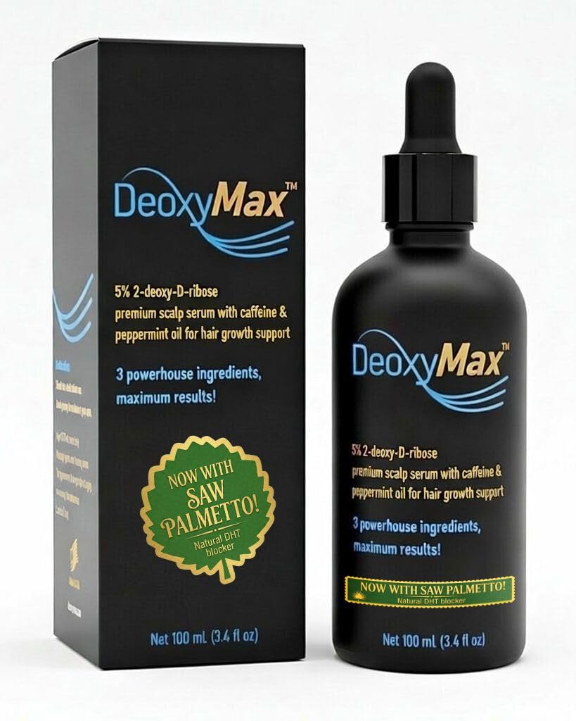2dDr Hair Growth Serum - Promote Hair Regrowth with Caffeine & Peppermint Oil | 2-Month Supply