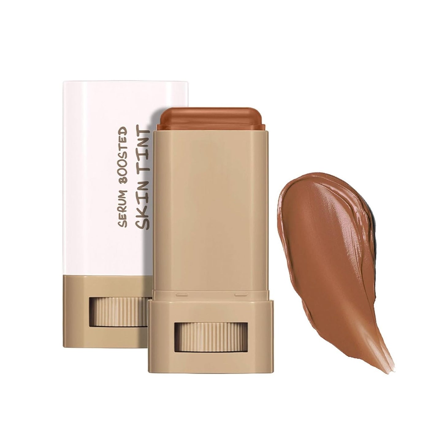 Beauty Balm Serum - Hydrating Tinted Moisturizer Stick for Natural Finish | Lightweight Buildable Foundation (01#)