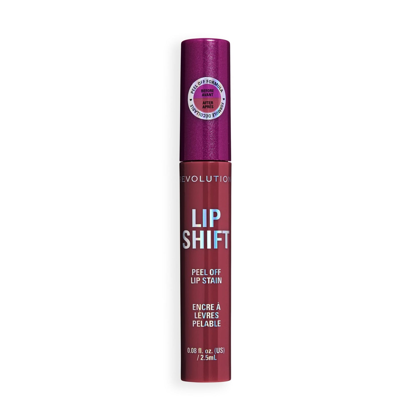 Revolution Lip Shift Peel Off Lip Stain, Long-Lasting Lip Tint with Bold Pigment, Lightweight Formula, Vegan & Cruelty-Free, Supernova Mauve, 2.5ml