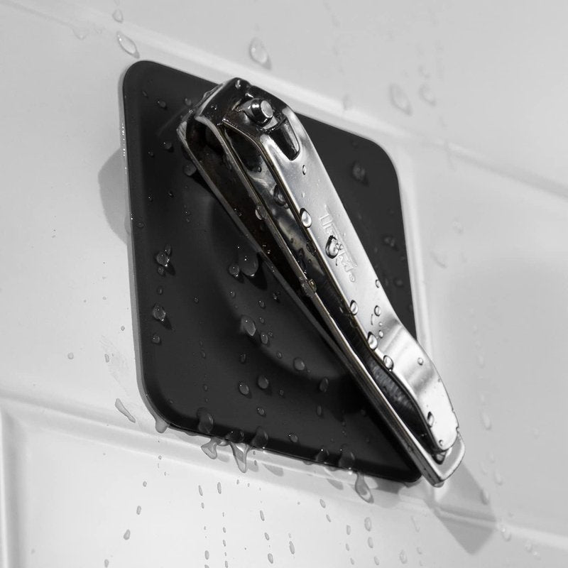 Tooletries 4-in-1 Tile Series - Silicone Toiletry Organizer with Secure Holders | Charcoal
