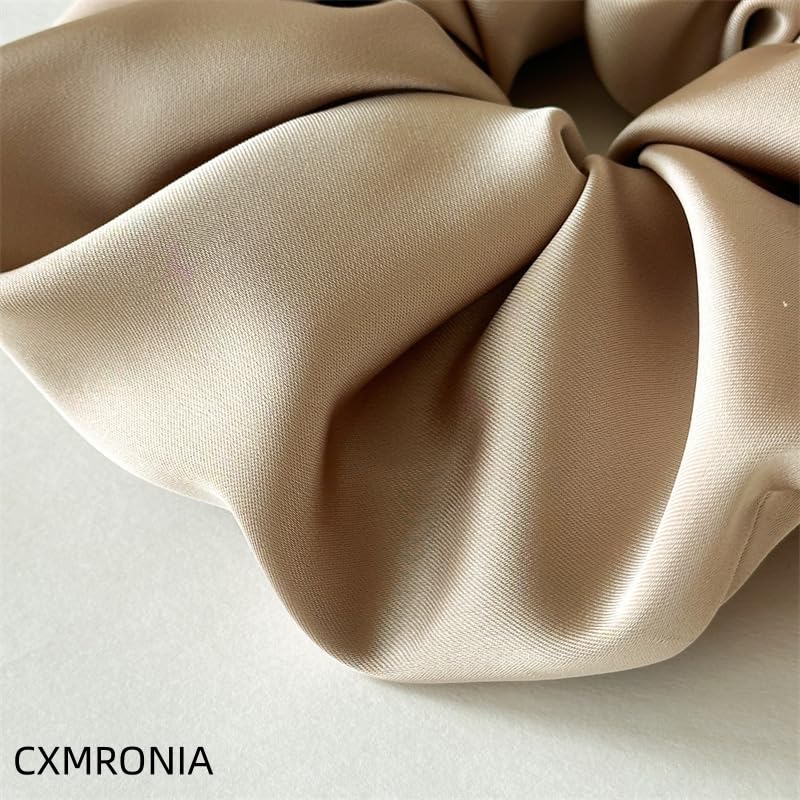Extra Large Satin Scrunchies for Women - Jumbo Silk Hair Ties