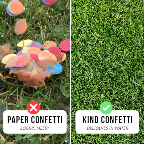 Biodegradable Rice Paper Confetti - Eco-Friendly 50g Toss for Parties