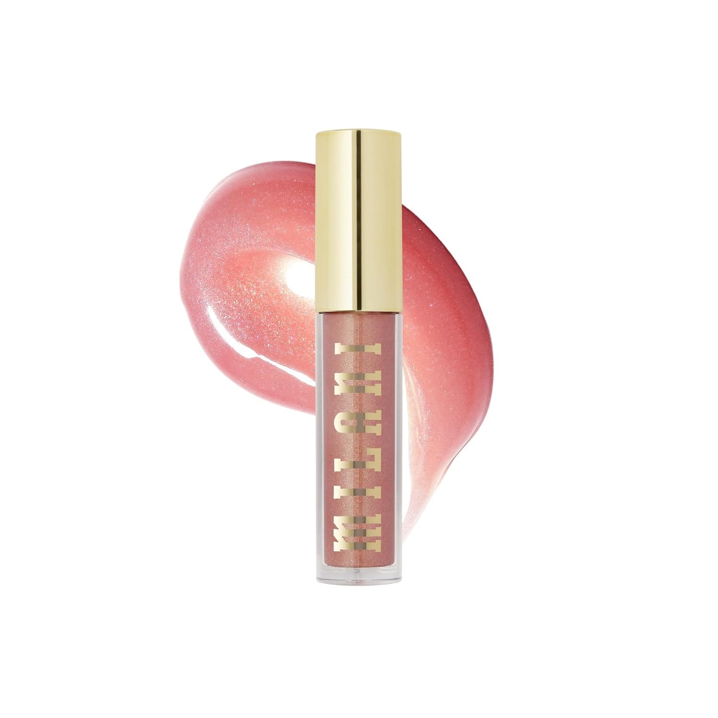 Milani Lip Gloss - Keep It Full Nourishing Lip Plumper with Hyaluronic Acid & Peptides | Soft Rose (0.13 Fl. Oz.)