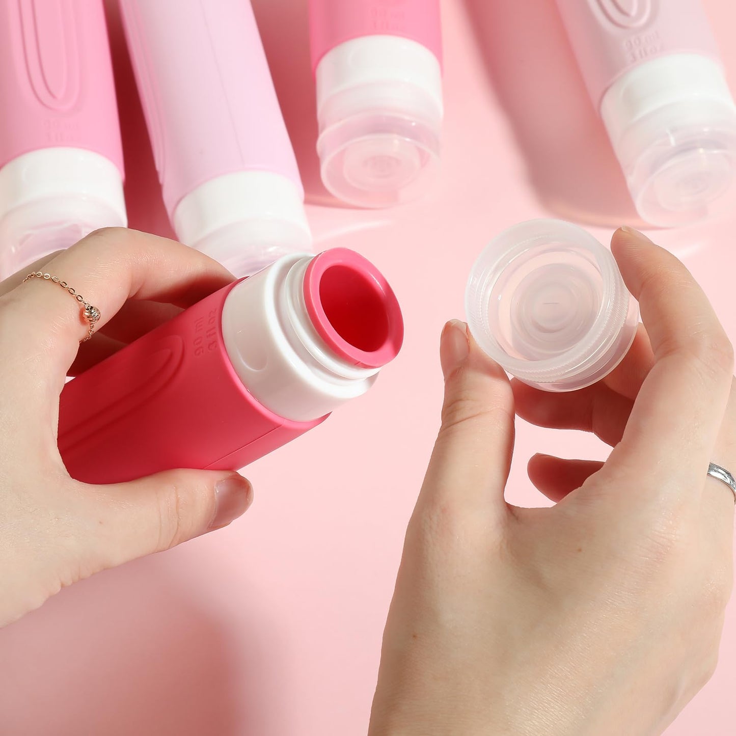 CHEODIN 26 Pack Travel Size Toiletries, Tsa Approved Travel Containers for Toiletries, Leak Proof Silicone bottles and Shampoo Conditioner, Essential Toiletry Accessories.
