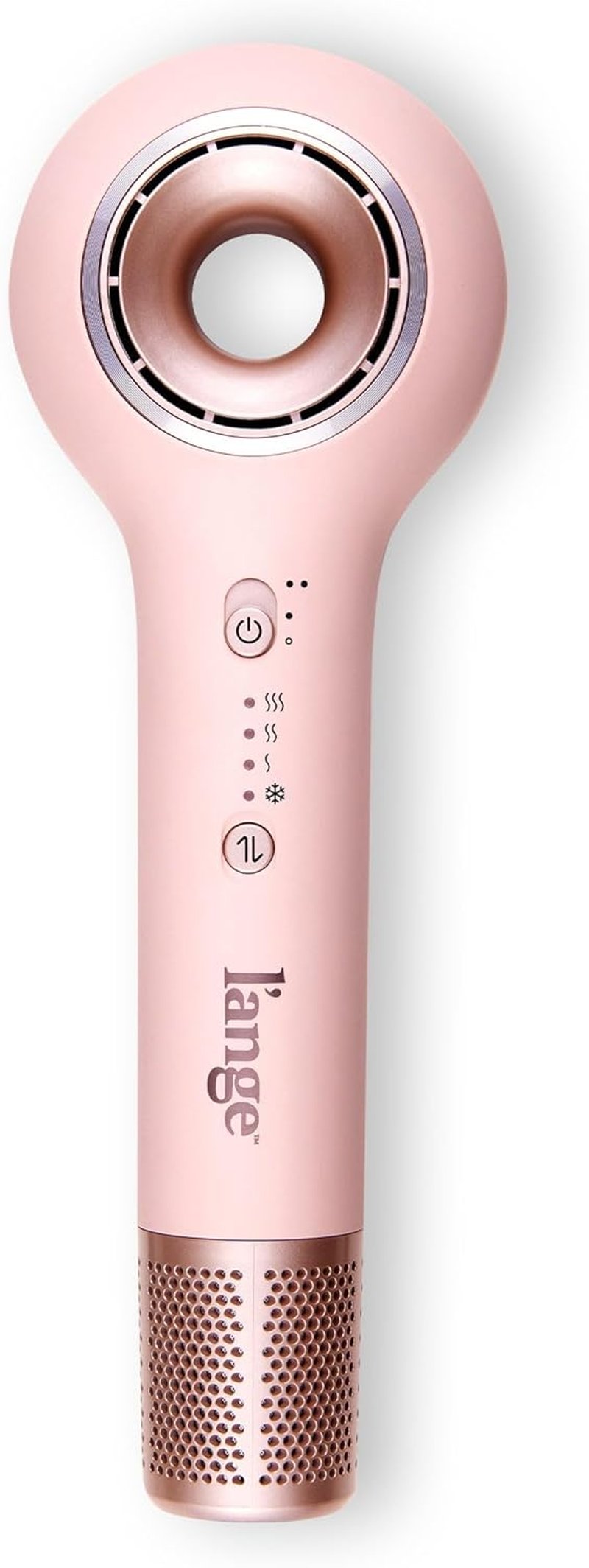 L'ANGE HAIR Ionic Hair Dryer - High Speed, Frizz-Free Styling | Lightweight Brushless Motor, 4 Heat Settings | Blush