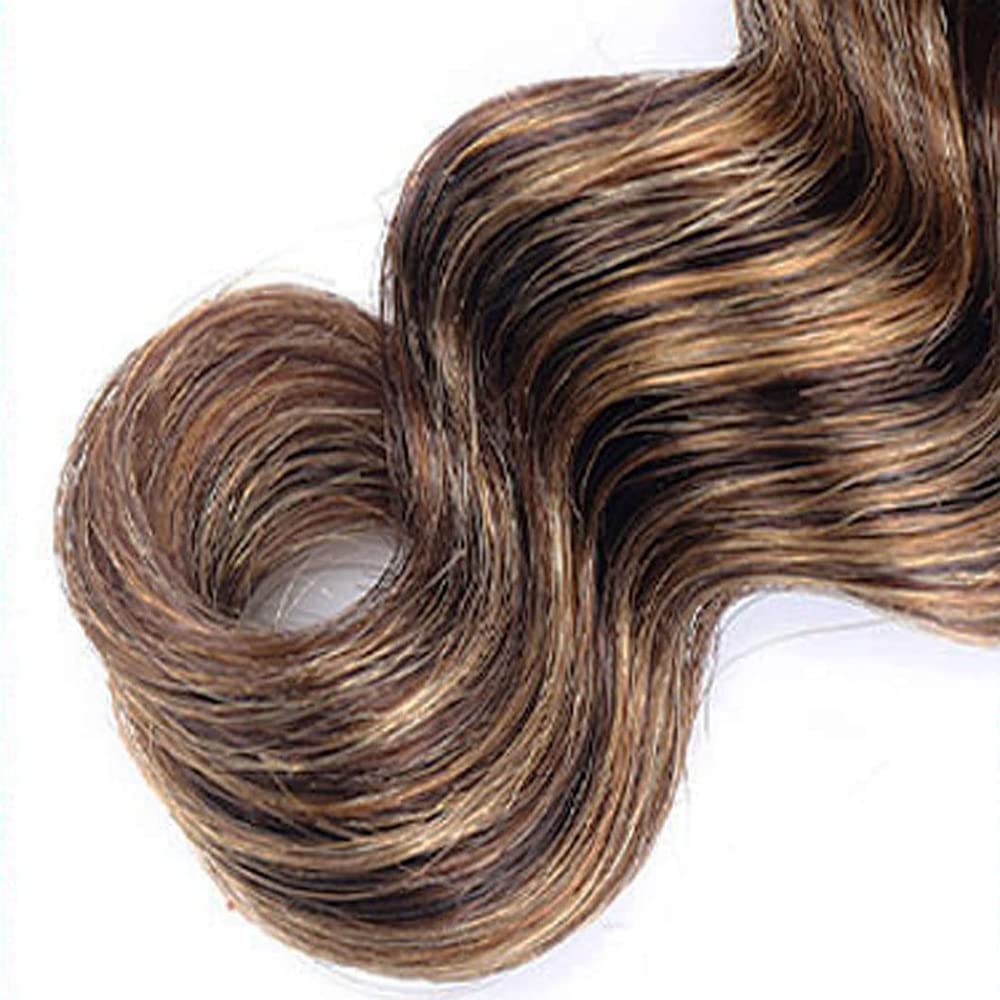 28 30 32 Inch P427 Bundles Human Hair Honey Blonde Deep Wave Bundle P4/27 Loose Wave Bundle Human Hair Brazilian Unprocessed Virgin Hair 3 Bundles