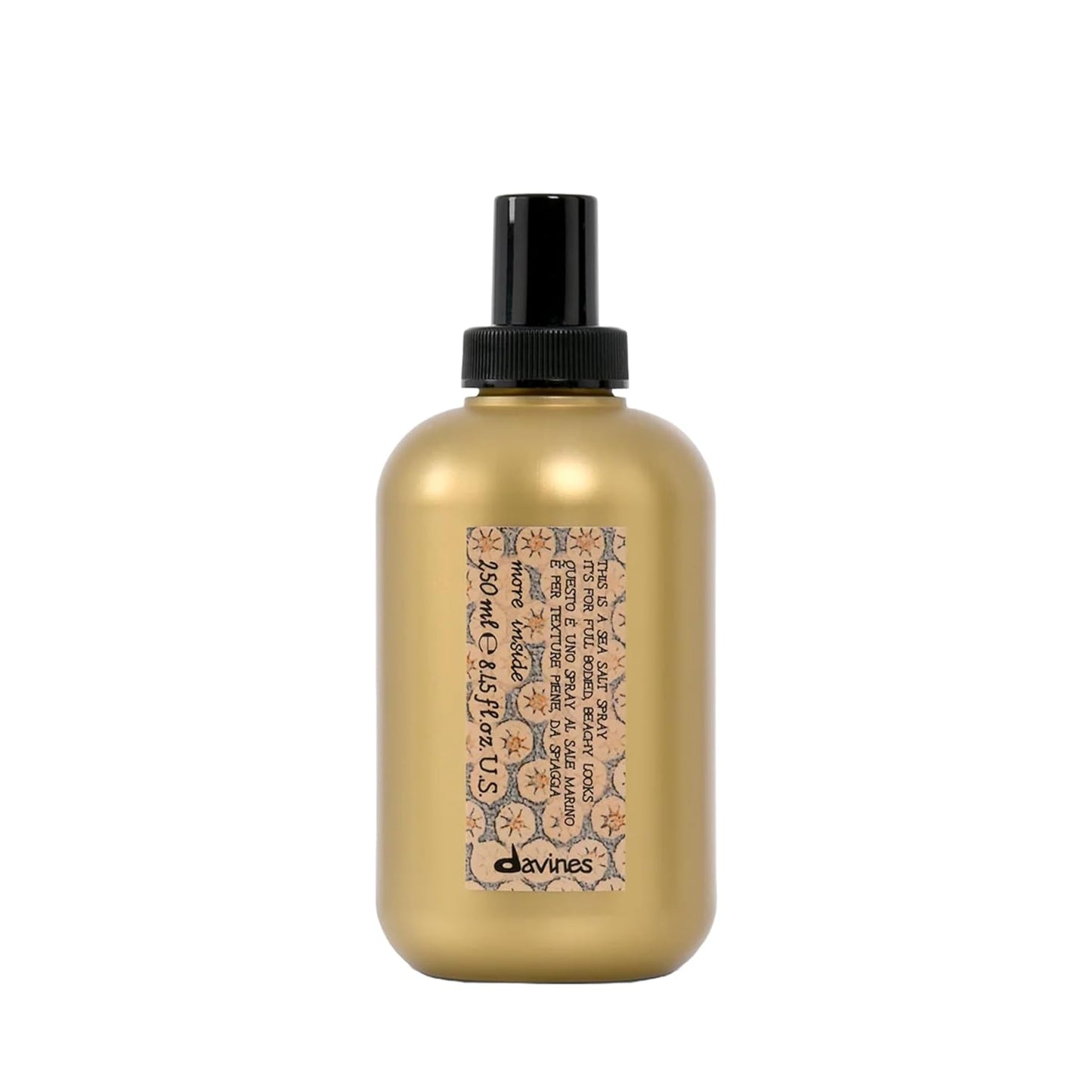Davines Sea Salt Spray - Light Hold Beachy Waves & Texture for Gritty Volume - 8.45 Fl Oz