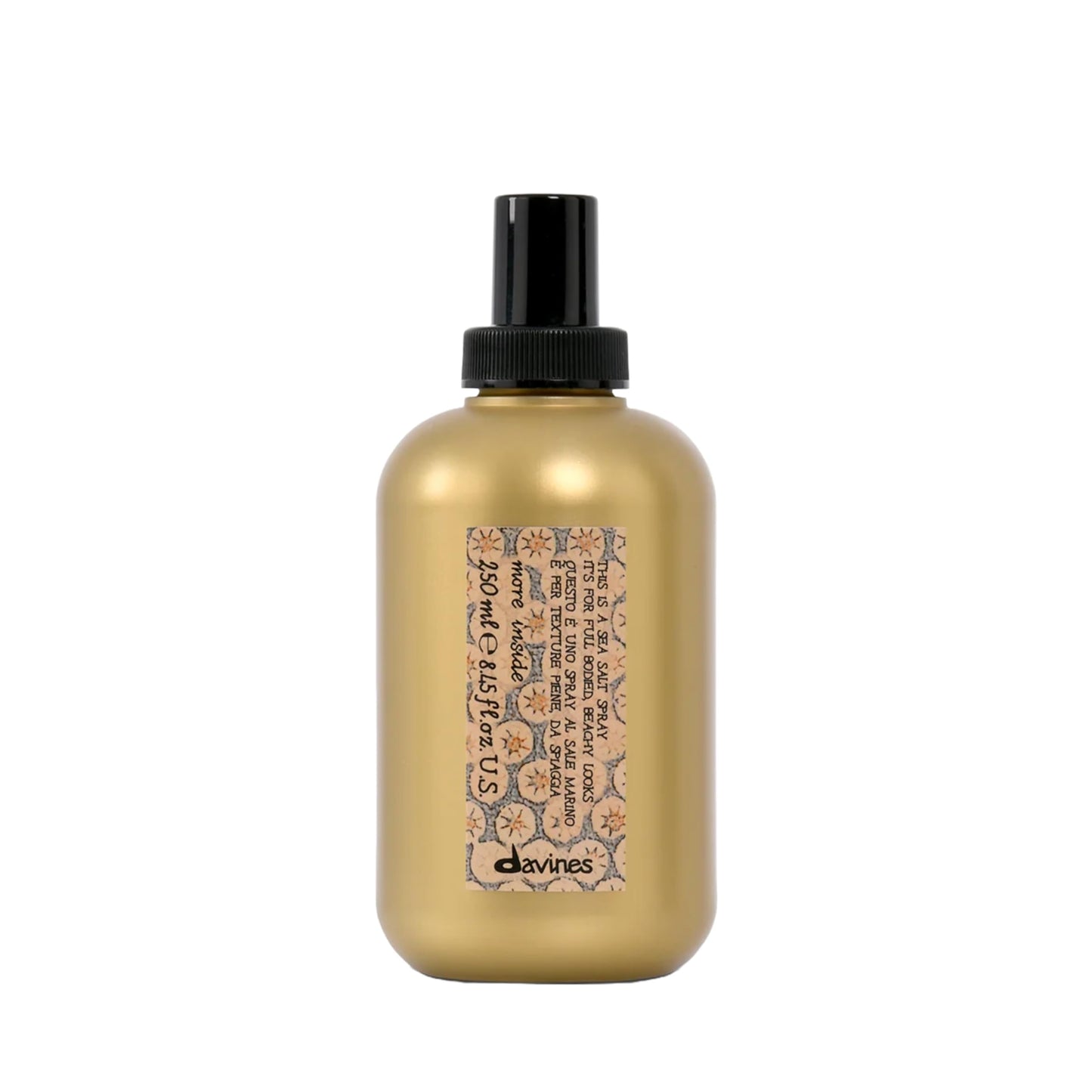 Davines This Is A Sea Salt Spray, Light Hold Beachy Waves & Texture - Adds Gritty Texture & Volume for Tousled Looks - Matte Finish, 8.45 Fl Oz