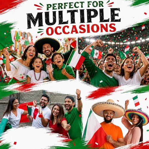 Mexican Eye Black,Mexico Green White and Red Patriotic Italy Flag Body Face Paint Stick for Fans,Waterproof Sport Face Paint for Soccer Baseball Softball Football Game Day Party,2 PCS