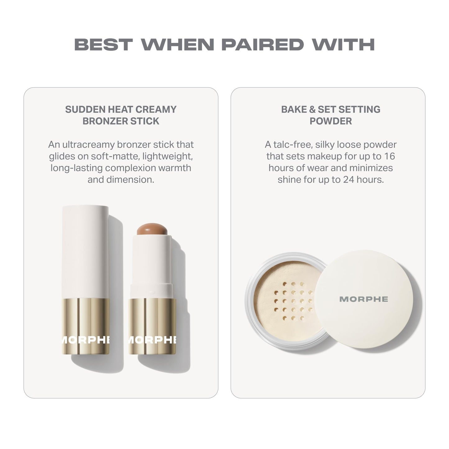 MORPHE Cheek Thrills Multi-Finish Face Trio After Party (0.38 oz)