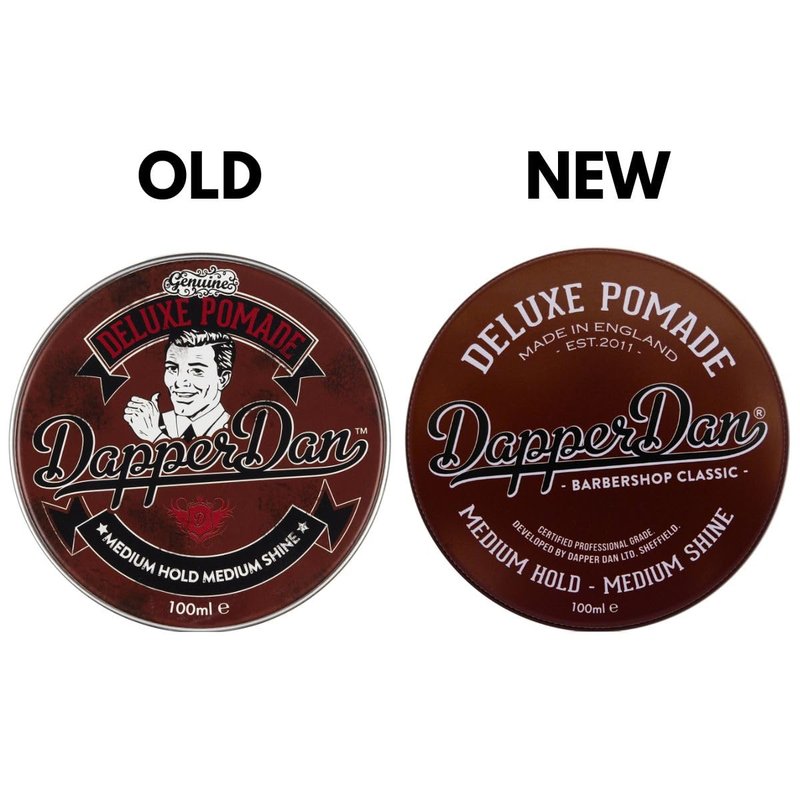 Dapper Dan Deluxe Pomade, Medium Hold Medium Shine Hair Pomade for Men, 2 x 3.38 fl oz