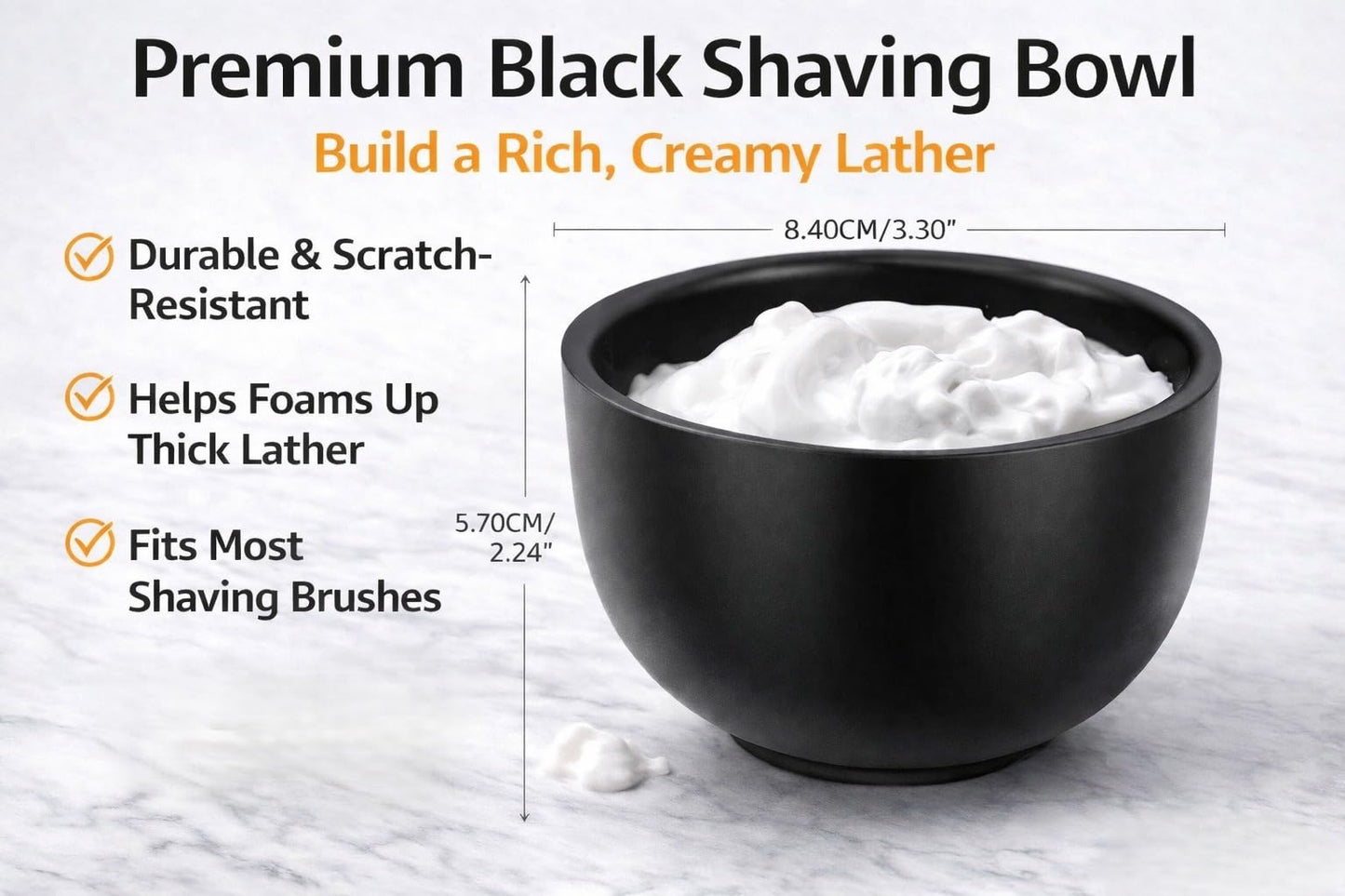 Men's Shaving & Grooming Set, Double Edge Safety Razor, Shaving Brush, Razor & Brush Stand,10 Blades, Shaving Bowl, Valentine Gift For Men, Gift for Fathers/Dads (Black).