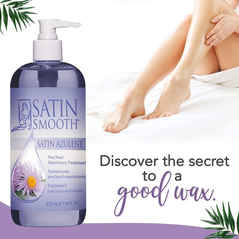 Satin Smooth Azulene Pre/Post Depilatory Treatment, 16 oz